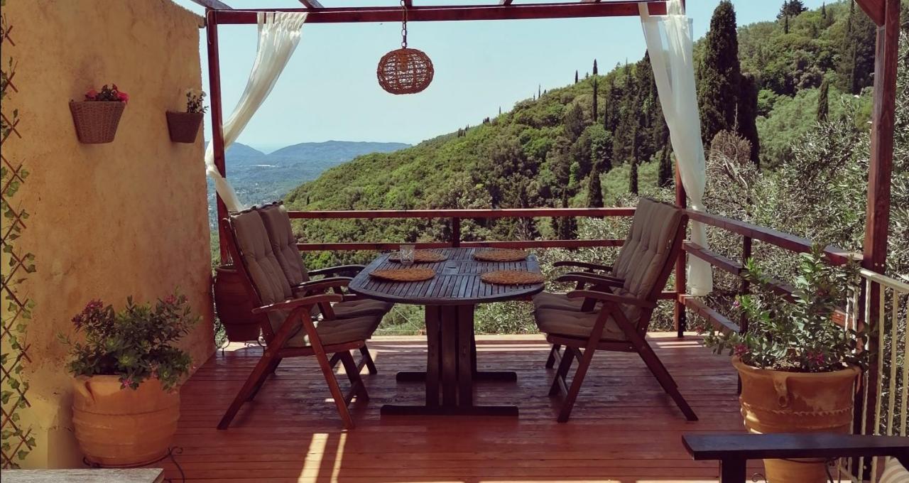 Lorantina Sea View House Holidays In Corfu - Near Barbati Beach Spartylas Exterior foto