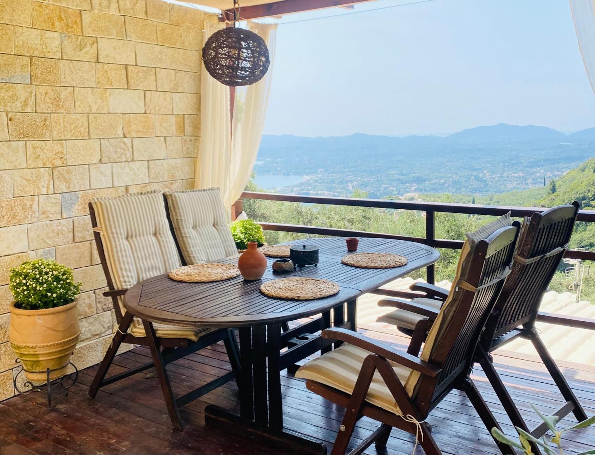 Lorantina Sea View House Holidays In Corfu - Near Barbati Beach Spartylas Exterior foto