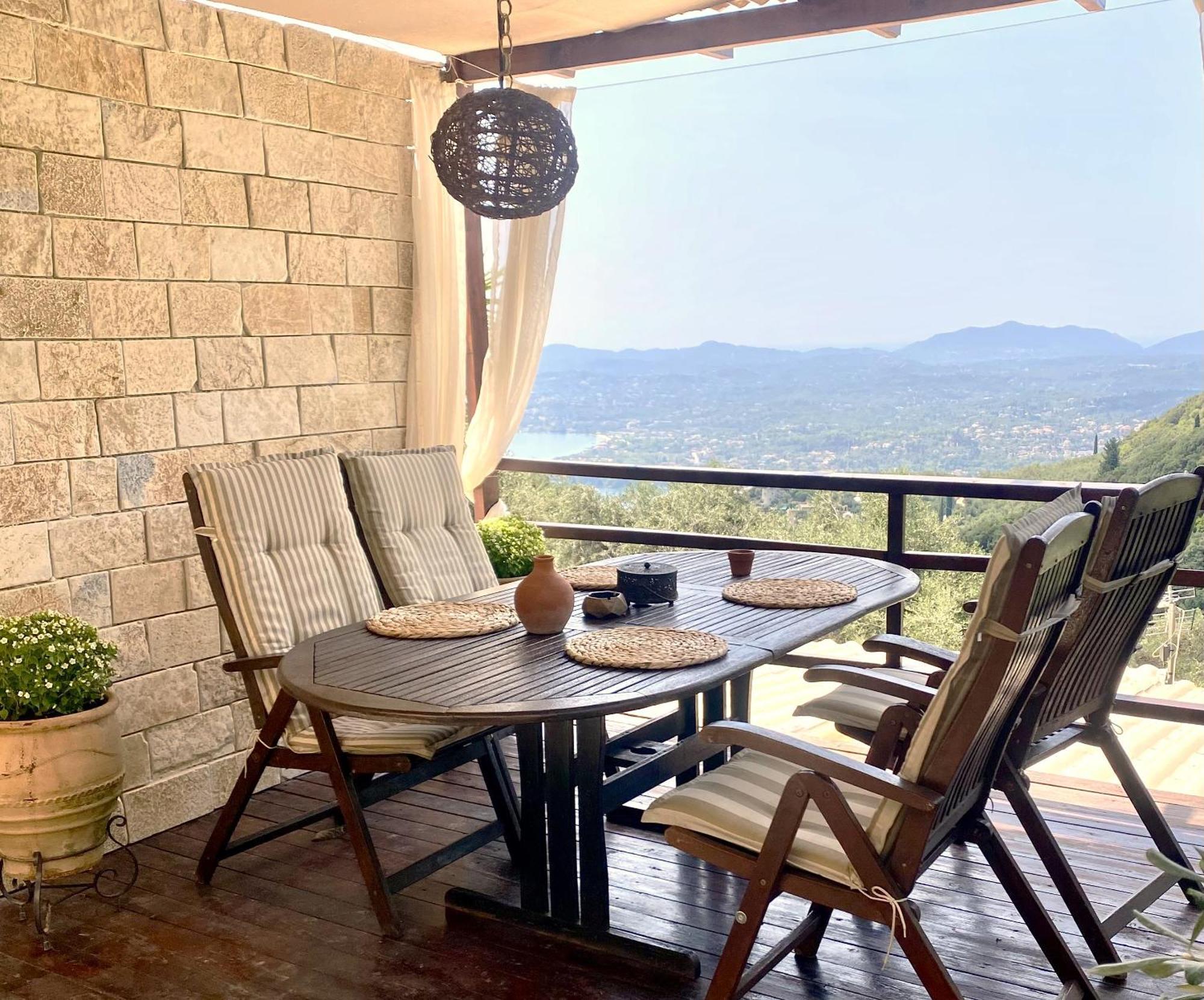 Lorantina Sea View House Holidays In Corfu - Near Barbati Beach Spartylas Exterior foto
