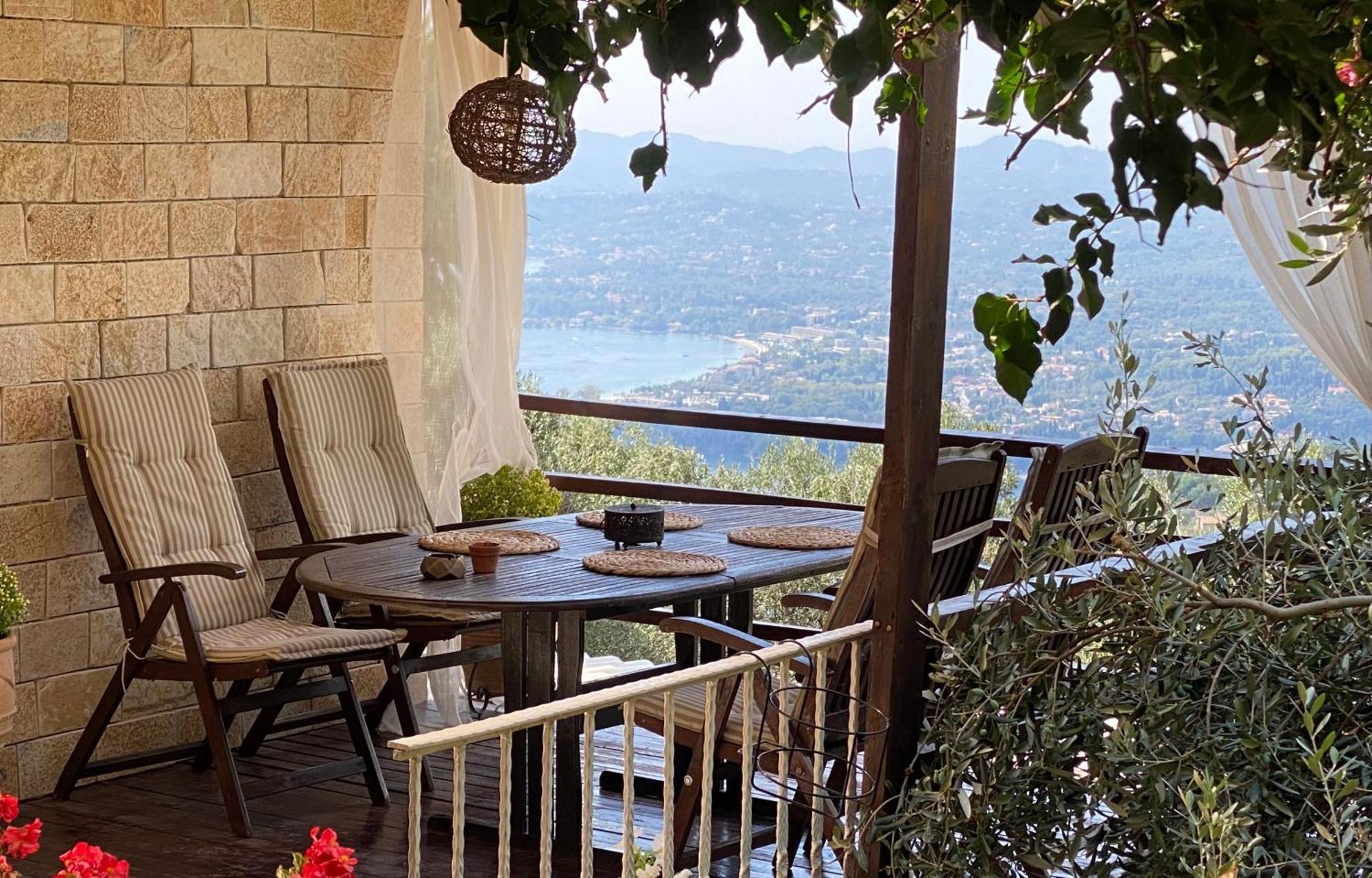 Lorantina Sea View House Holidays In Corfu - Near Barbati Beach Spartylas Exterior foto