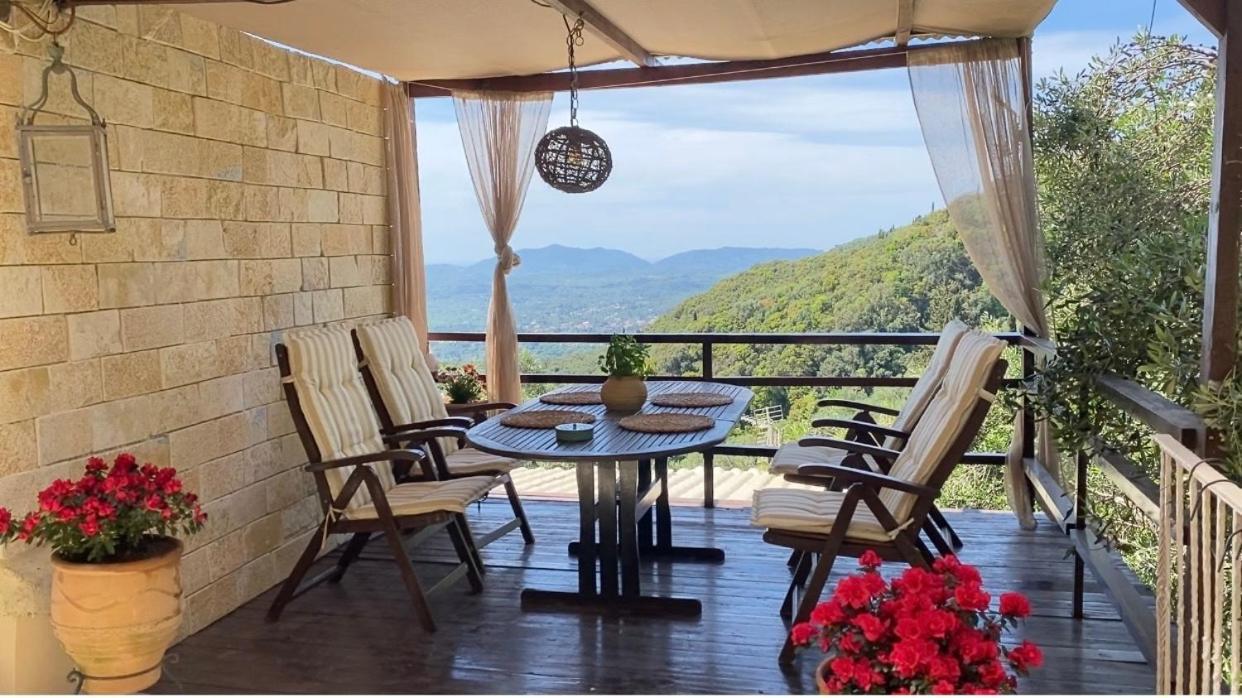 Lorantina Sea View House Holidays In Corfu - Near Barbati Beach Spartylas Exterior foto